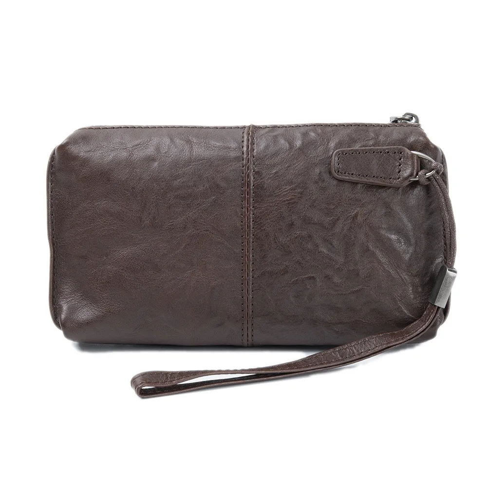 Travel Organizer Men - Bolso de mano de piel de