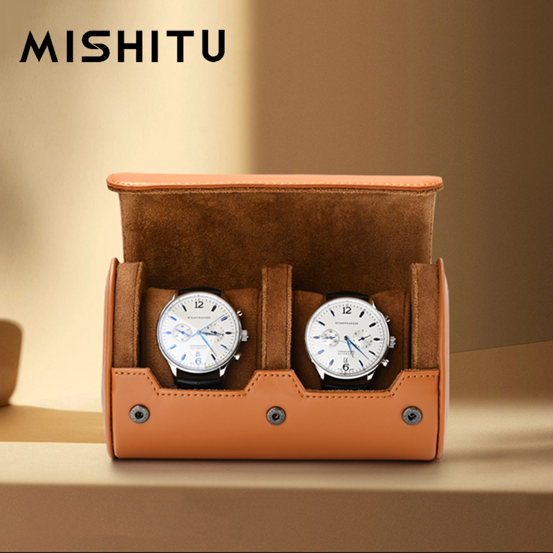 Travel Organizer Men - MISHITU-rollo de almacenamiento de reloj con