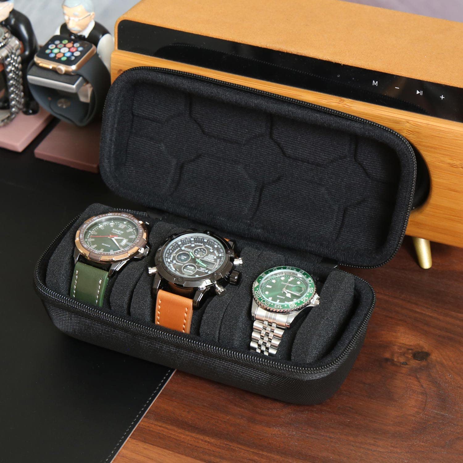 Travel Organizer Men - Organizador de caja de reloj para