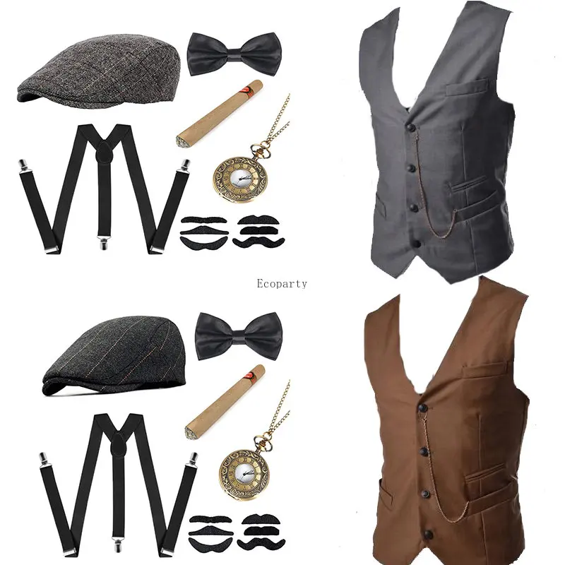 Men'S Accessories In The 1920S - Conjunto de disfraz y accesorios de