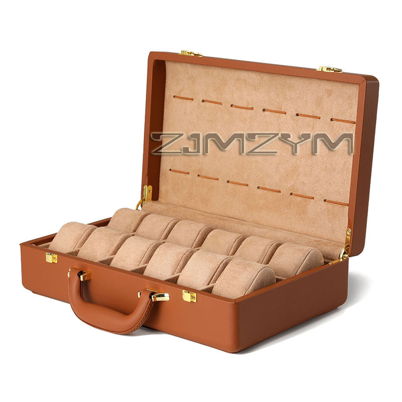 Travel Organizer Men - Caja para 12 Relojes, Estuche para