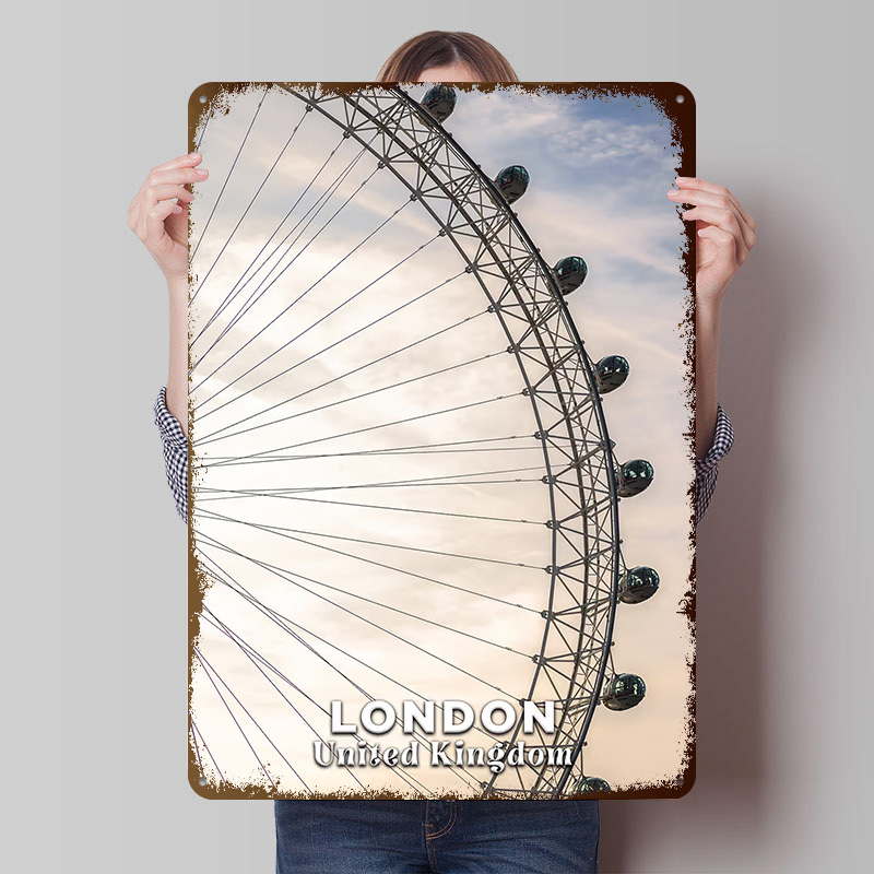 Póster Impreso del London Eye, - Men'S Accessories London reseña y precio