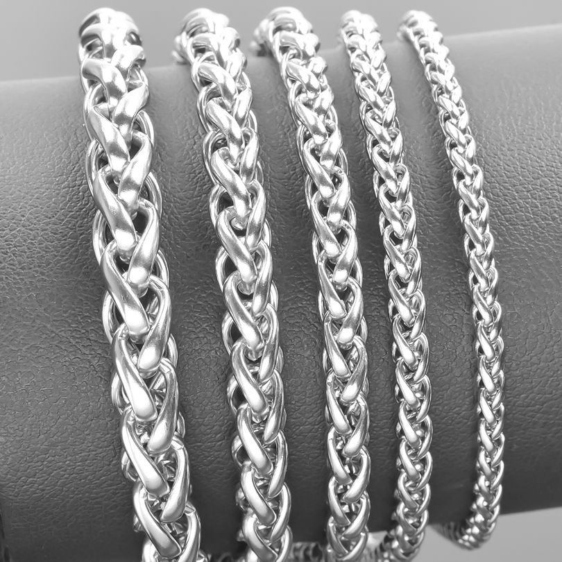 Collar de acero inoxidable de  - Men Accessories Neck Chain reseña y precio