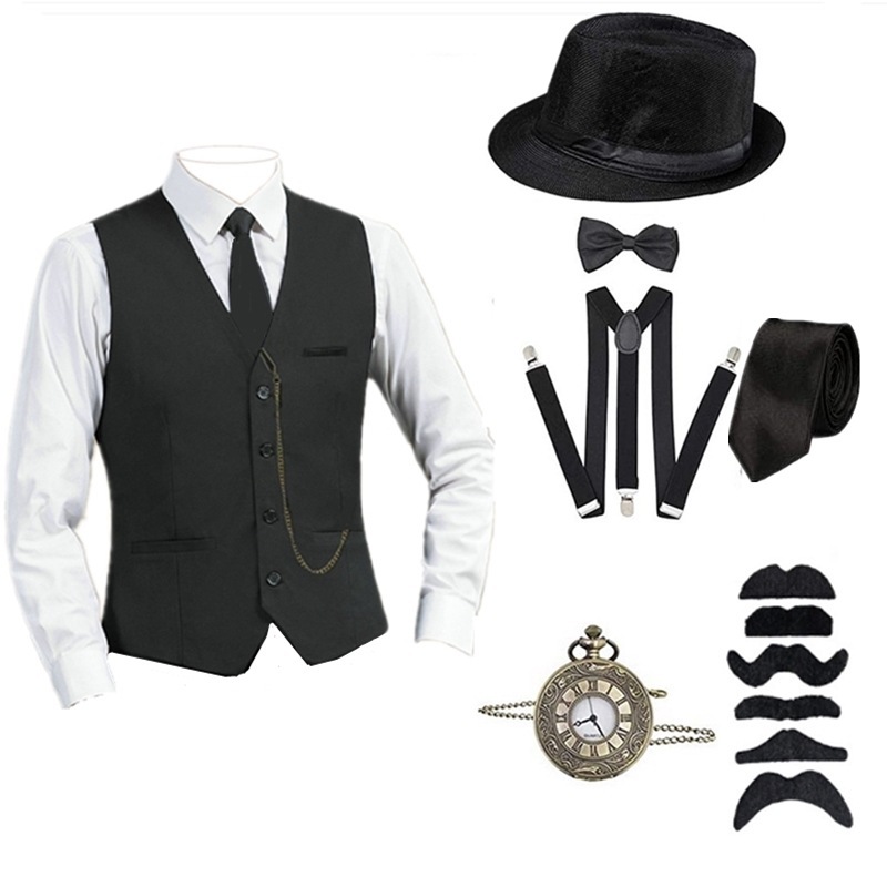 Conjunto de disfraz y accesori - Men'S Accessories In The 1920S reseña y precio