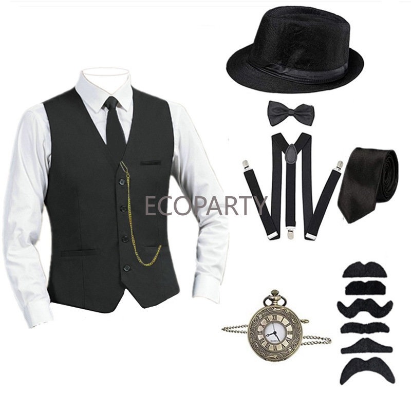 Conjunto de Accesorios de Gang - Men'S Accessories In The 1920S reseña y precio