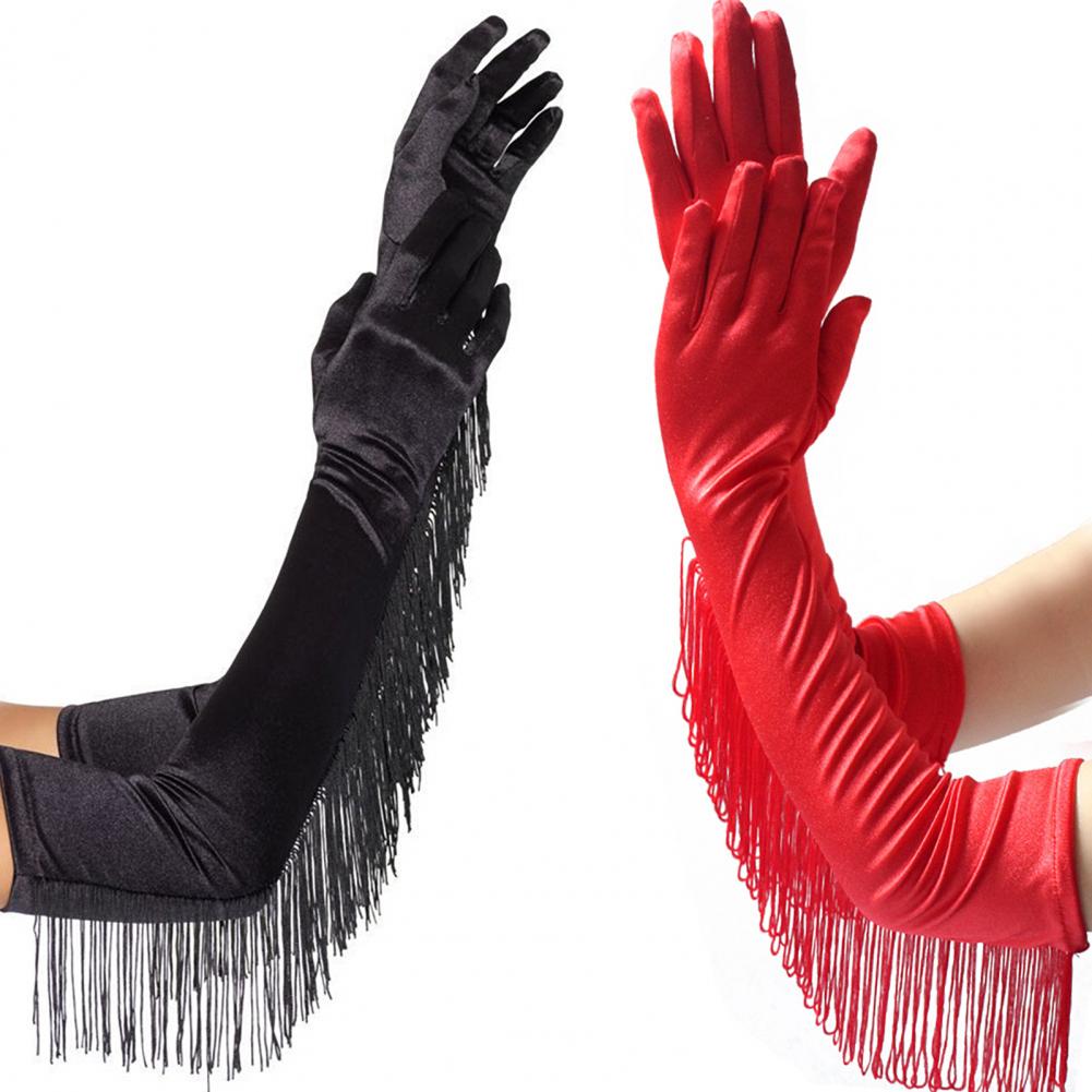 Guantes con flecos para mujer, - Men'S Accessories In The 1920S reseña y precio