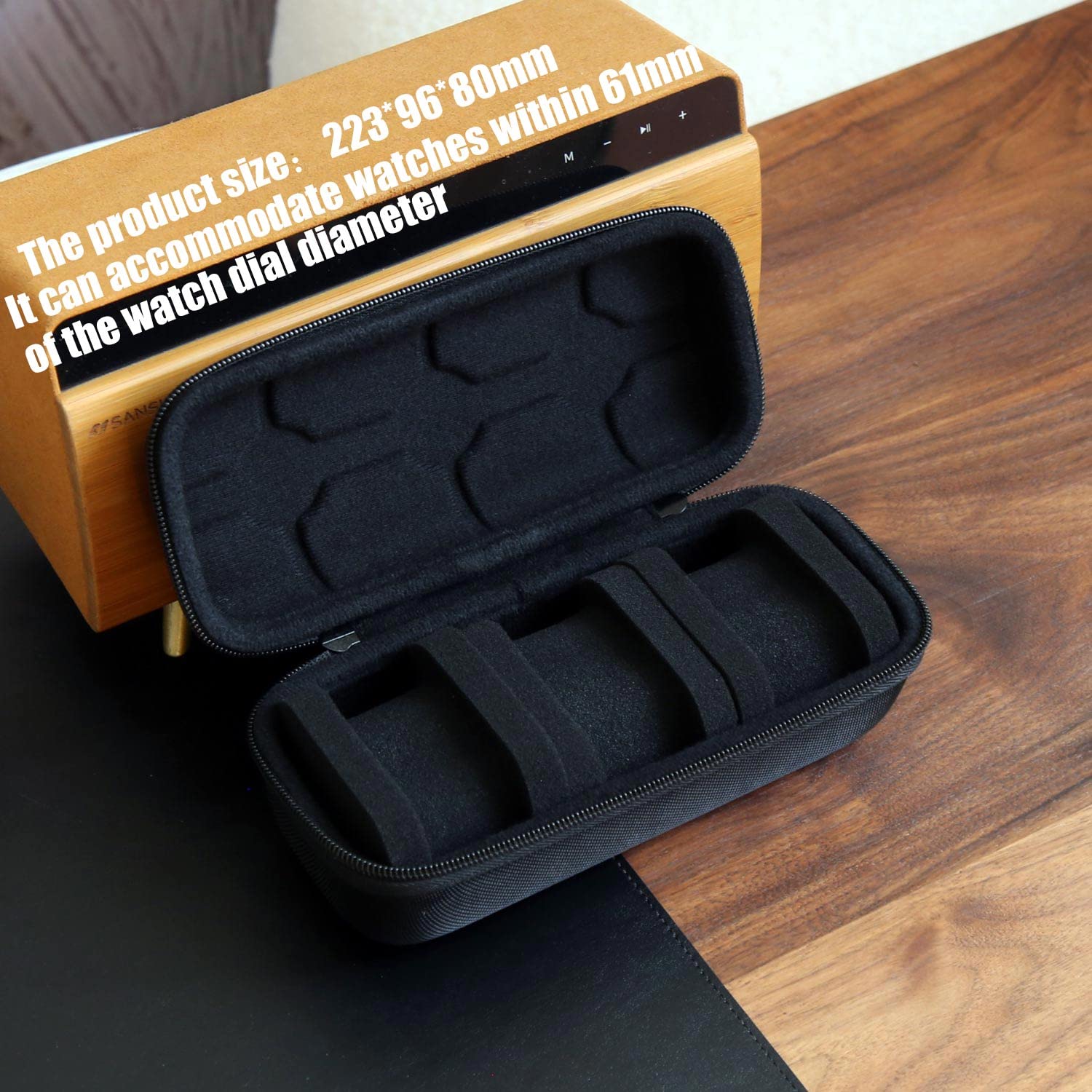 Organizador de caja de reloj p - Travel Organizer Men reseña y precio