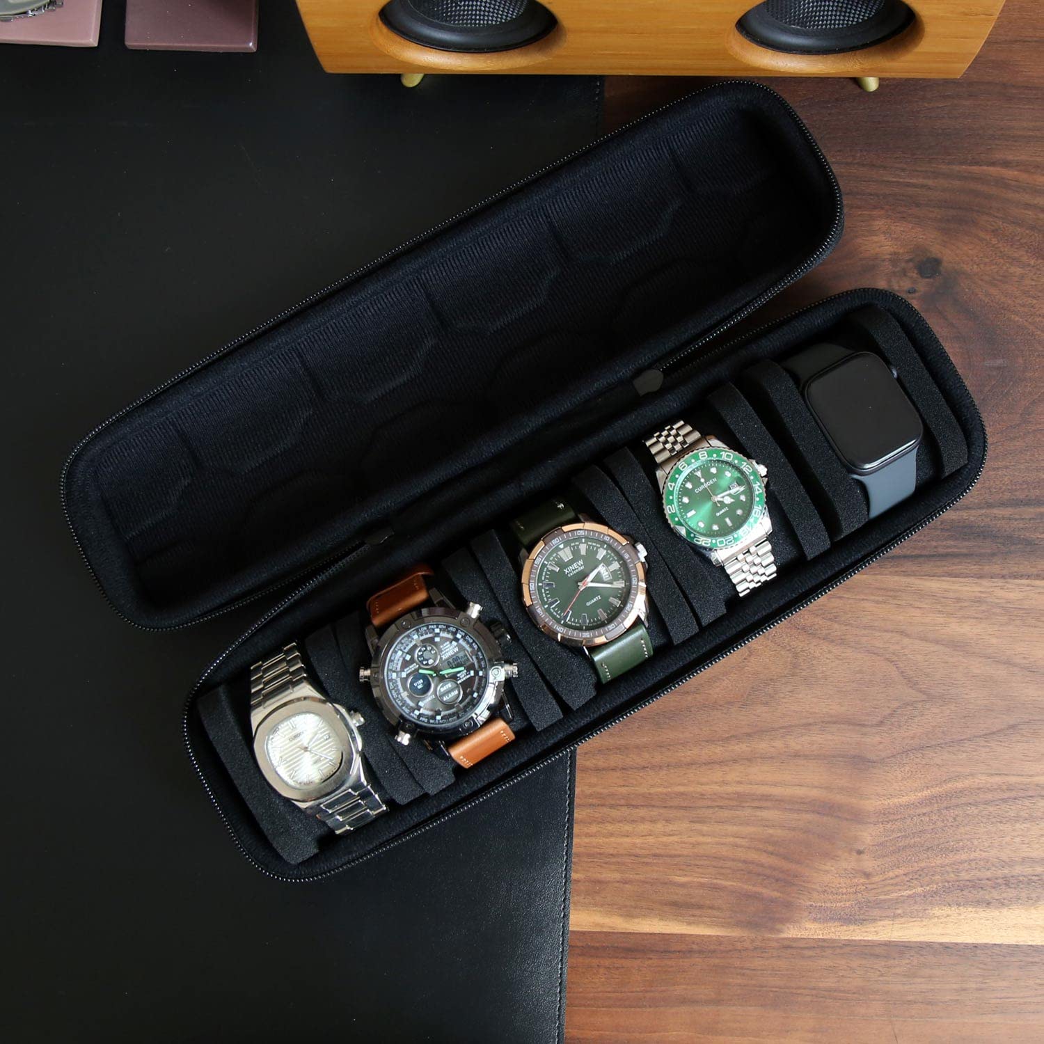 Organizador de caja de reloj p - Travel Organizer Men reseña y precio