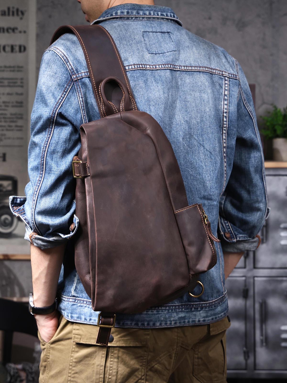 Bolso organizador Vintage de p - Travel Organizer Men reseña y precio