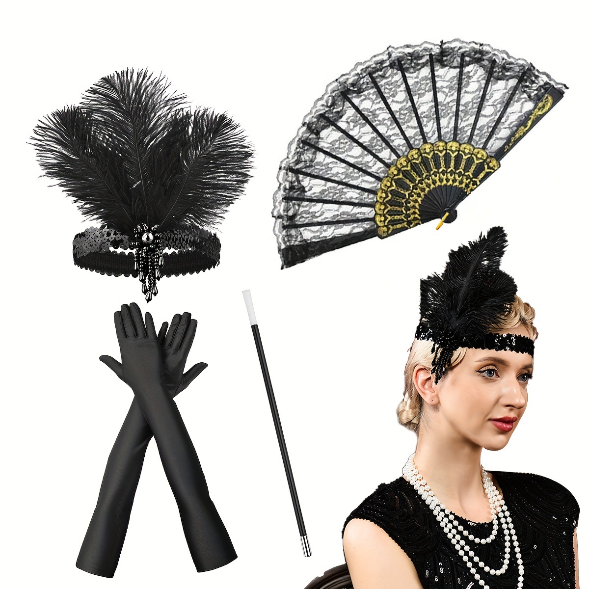 Conjunto de Disfraz Retro de l - Men'S Accessories In The 1920S reseña y precio