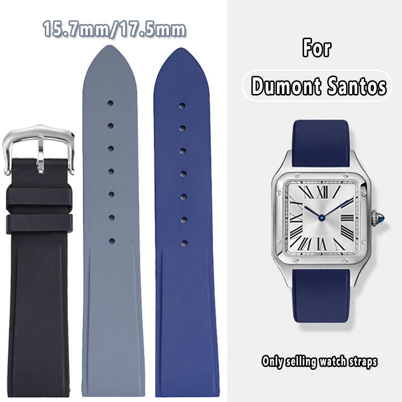 Correa de reloj de goma de flú - Men'S Accessories Cartier reseña y precio