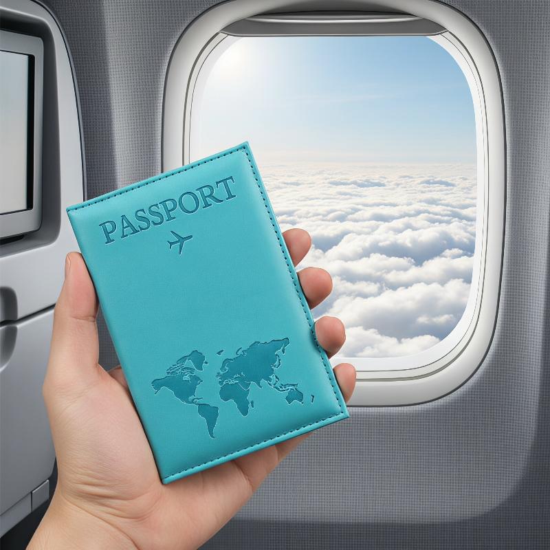 Porta pasaportes de cuero PU,  - Travel Organizer Men reseña y precio