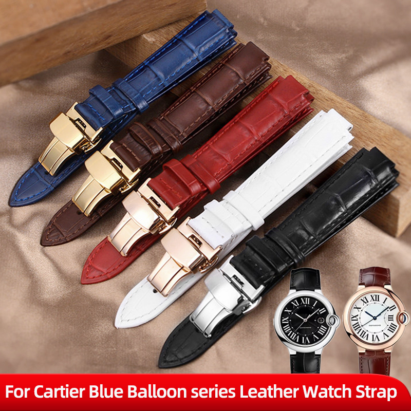 Correa de reloj de cuero de 14 - Men'S Accessories Cartier reseña y precio