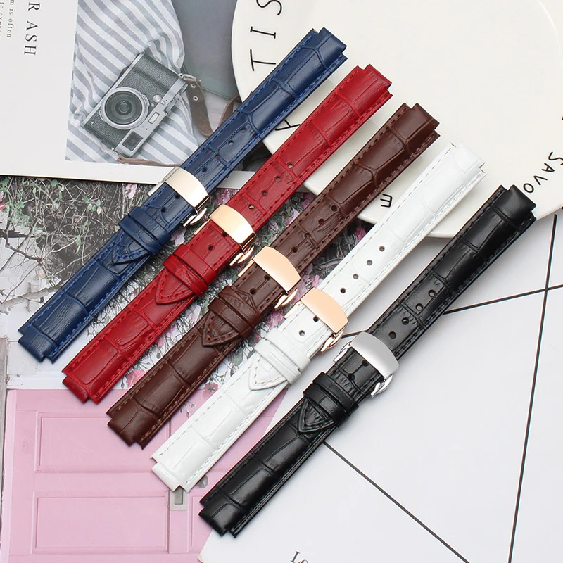 Correa de reloj de cuero de 14 - Men'S Accessories Cartier reseña y precio