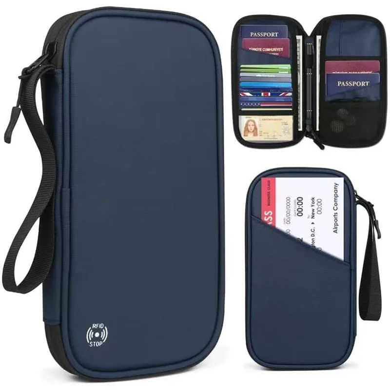 Funda ligera para pasaporte de - Travel Organizer Men reseña y precio