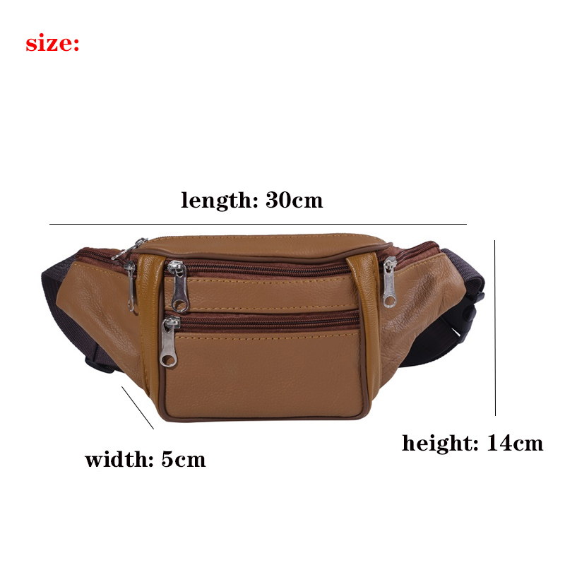 Riñoneras de cuero genuino par - Travel Organizer Men reseña y precio