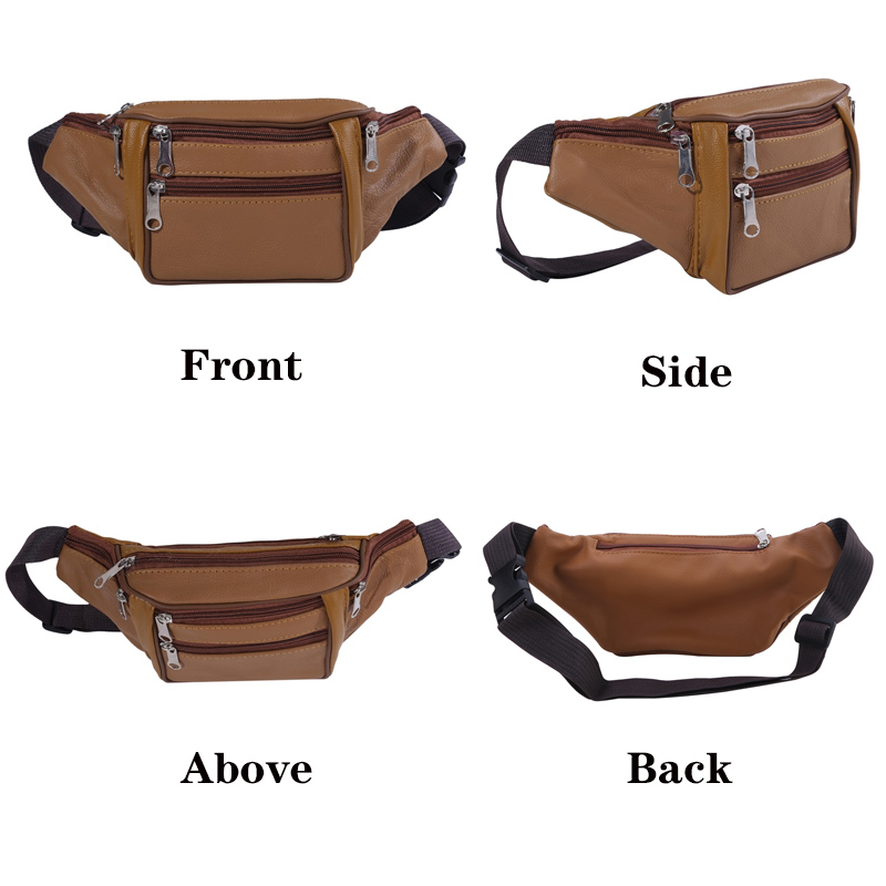 Riñoneras de cuero genuino par - Travel Organizer Men reseña y precio