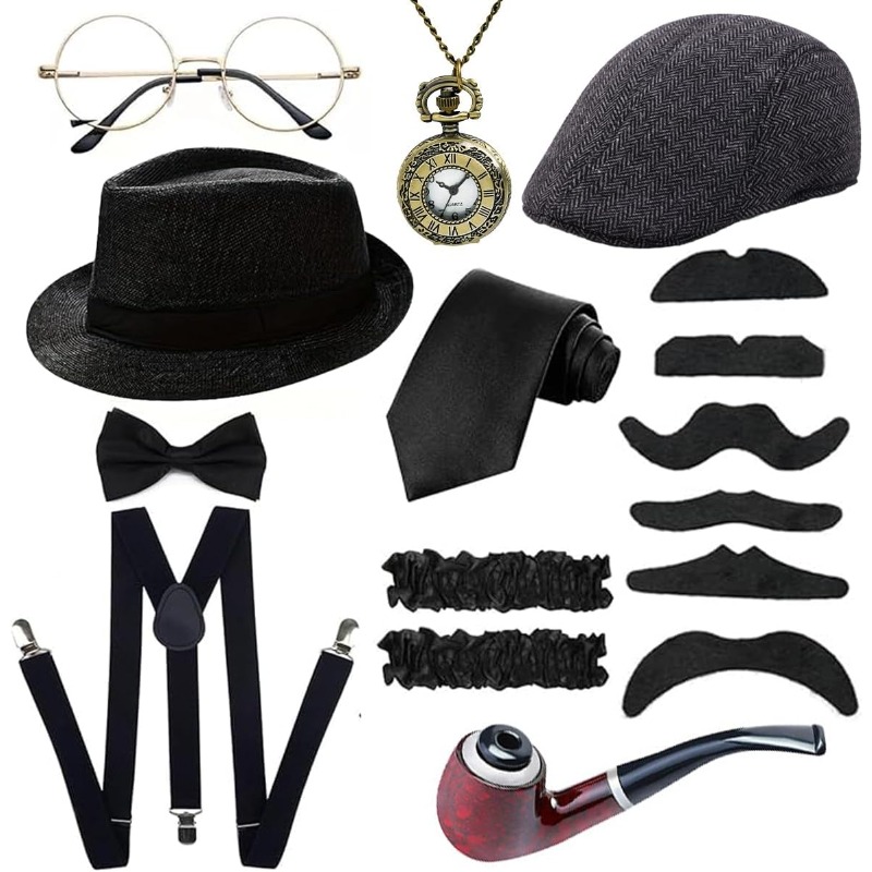 Conjunto de accesorios de disf - Men'S Accessories In The 1920S reseña y precio